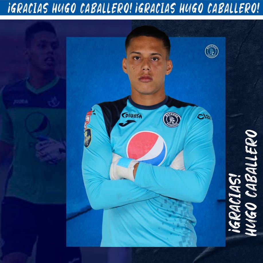 El Motagua anunció la salida del joven portero Hugo Caballero JR. 