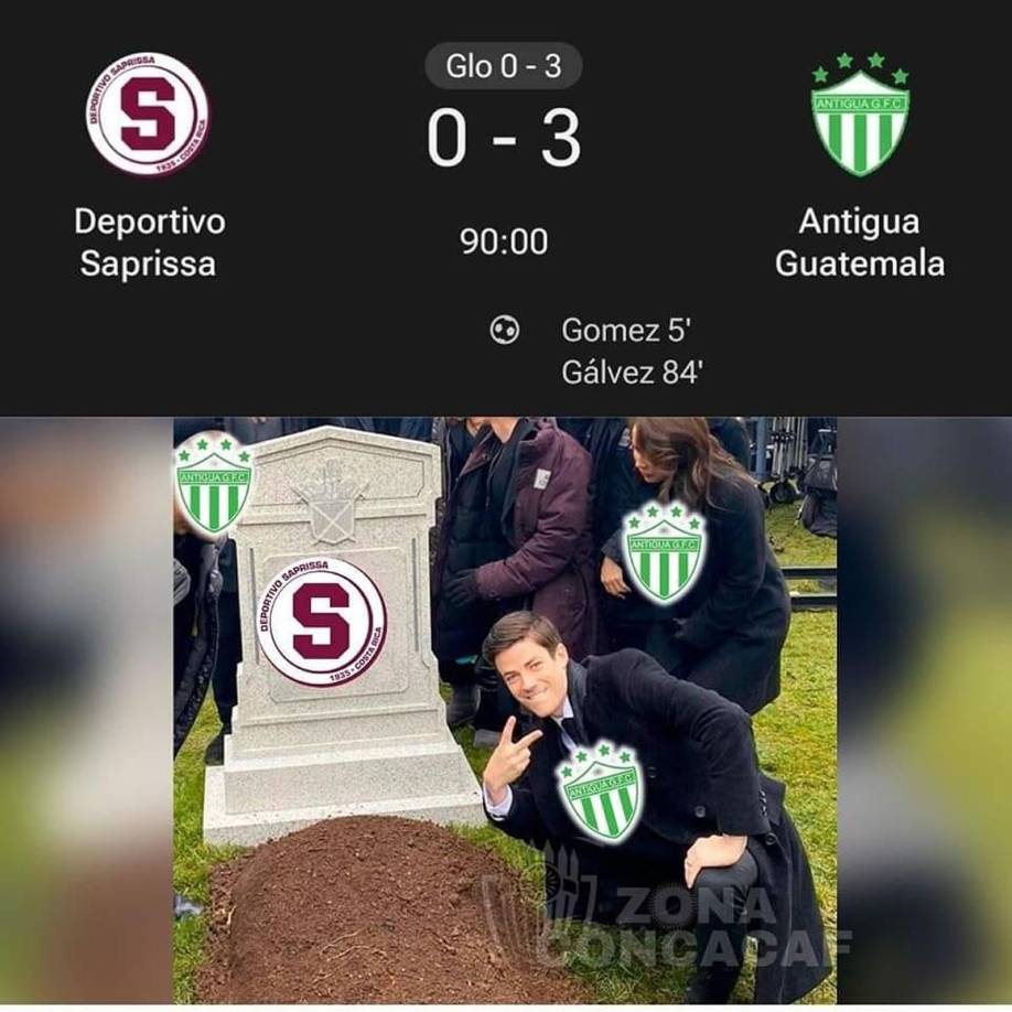 Los memes se burlan del Saprissa tras eliminación en Copa Centroamericana ante Antigua