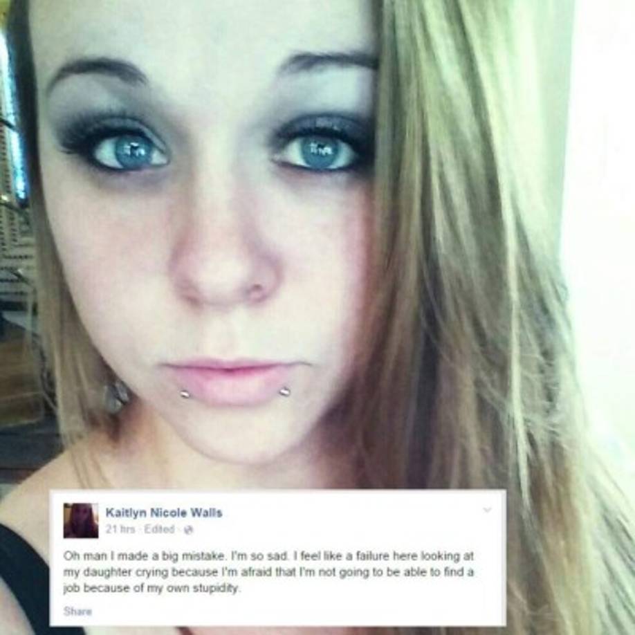 Cuidado con lo que publicas de tu trabajo. Kaitlyn Walls, de 17 años lo aprendió a la mala. “Hoy empiezo mi nuevo trabajo, pero realmente odio trabajar cuidando niños”, posteó, provocando que la guardería la despidiera el primer día.