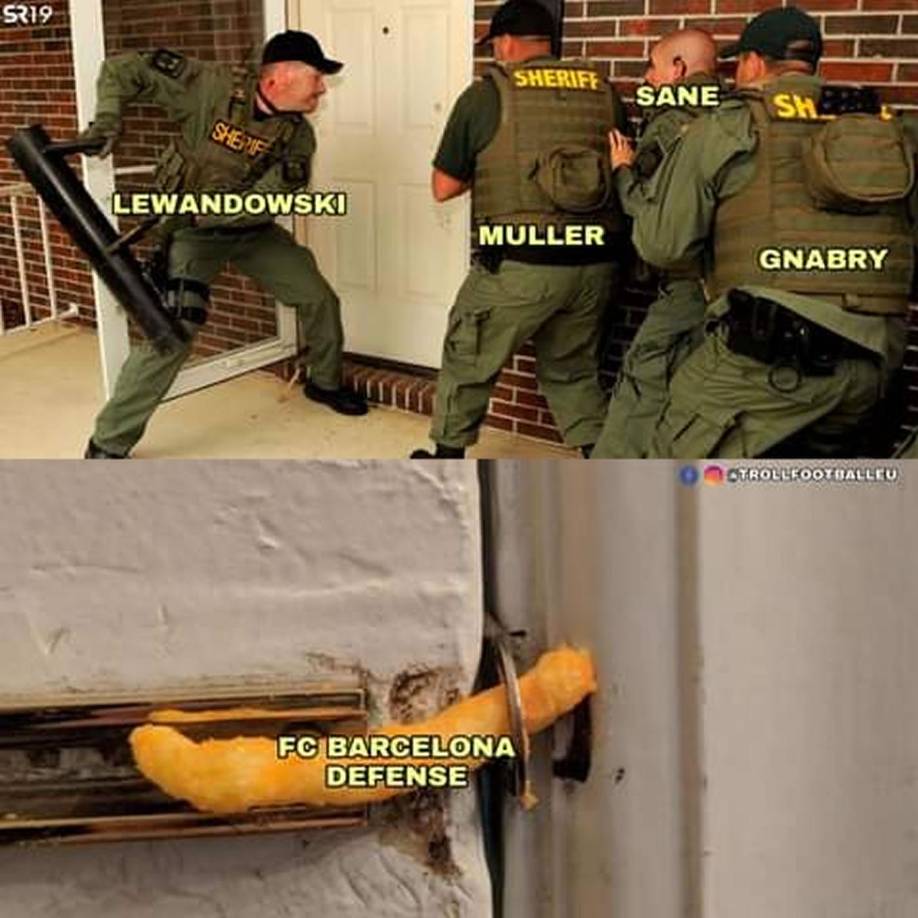 Los memes se burlan del Barça tras quedar fuera de Champions y caer a la Europa League