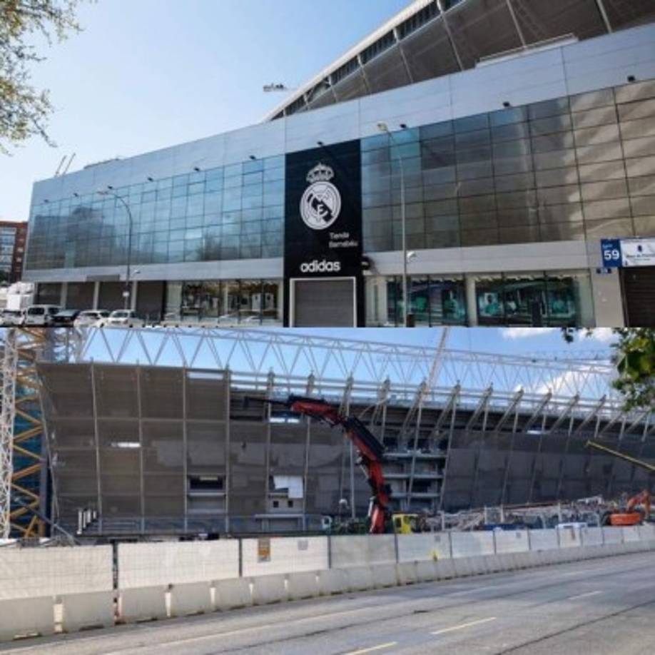 Se ha procedido a demoler parte de la grada pegada al césped, que luce nuevo después de la remodelación.