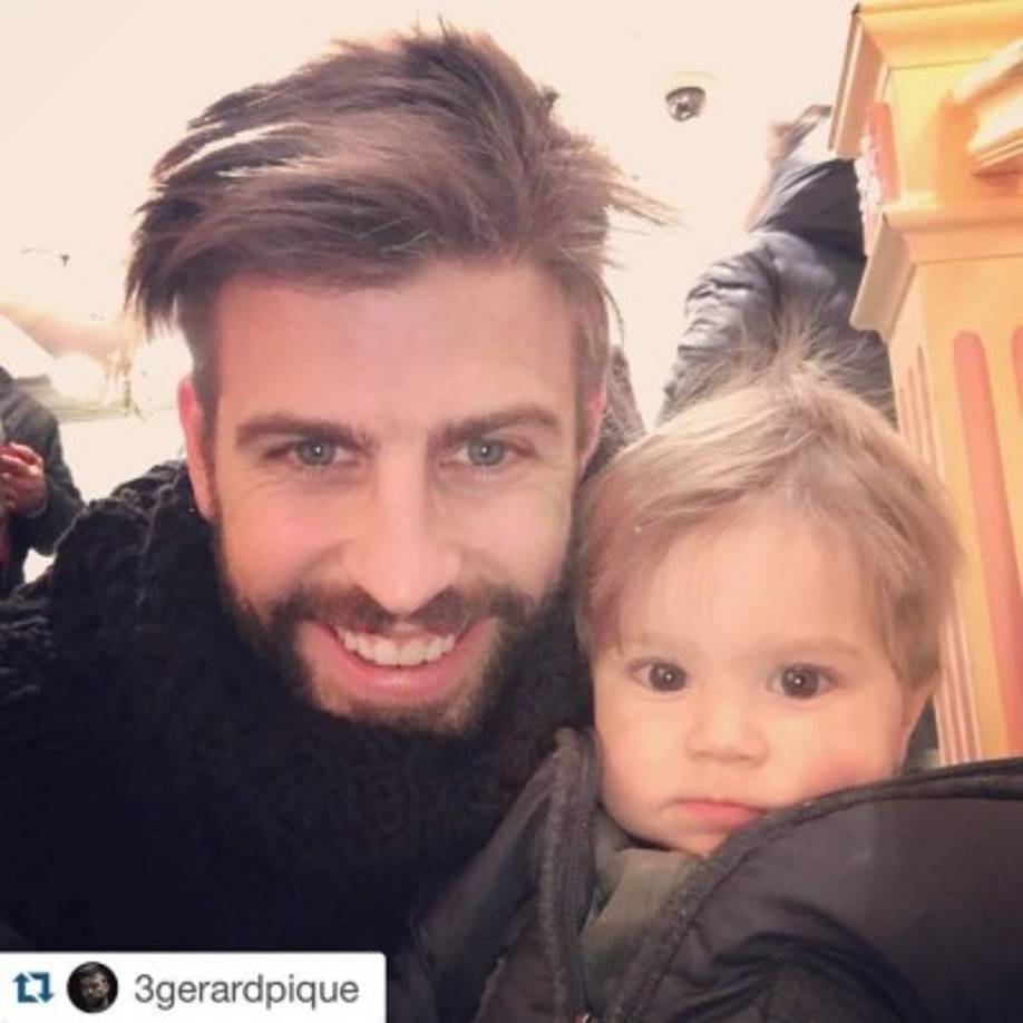 Piqué y Sasha.