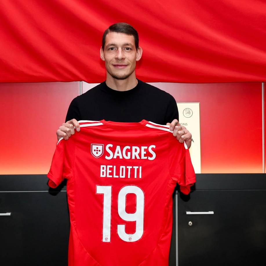 El Benfica obtiene la cesión del delantero italiano Andrea Belotti hasta final de temporada, procedente del Como.