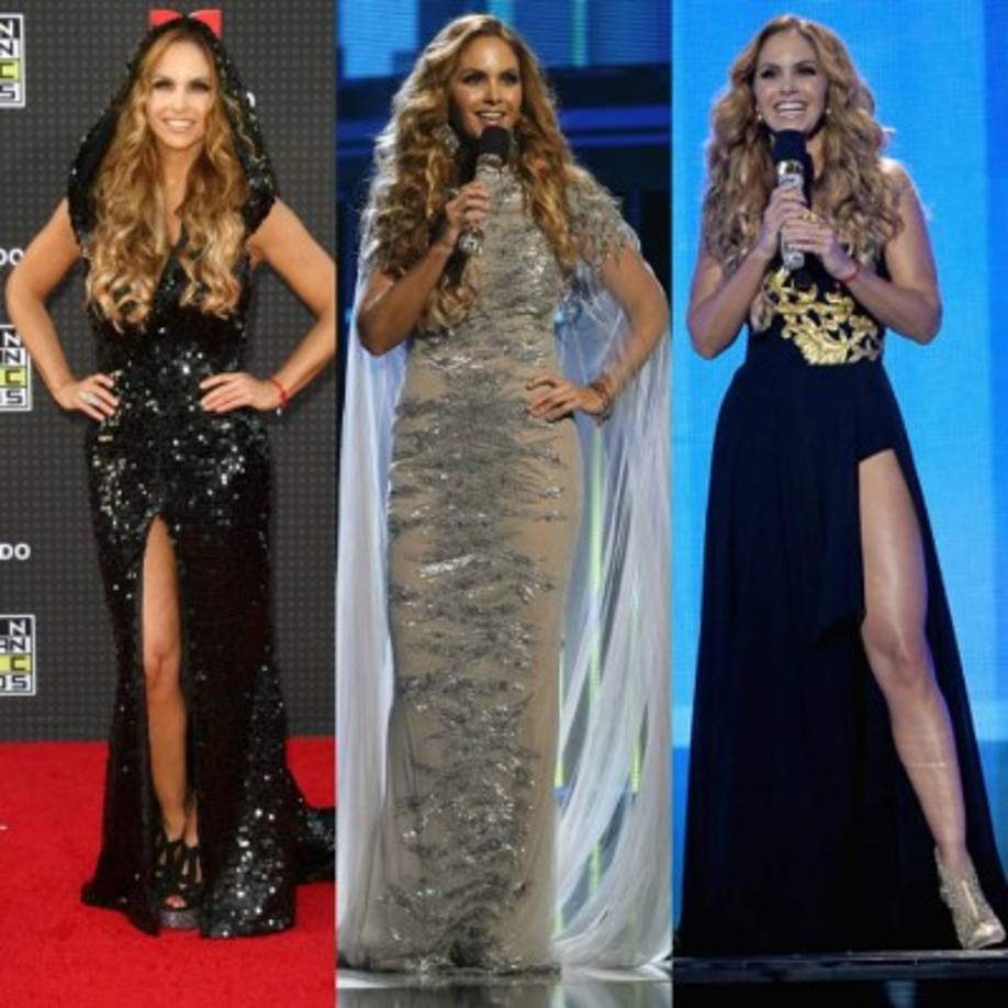 "Los looks de Lucero en los Latin American Music Awards 2015."