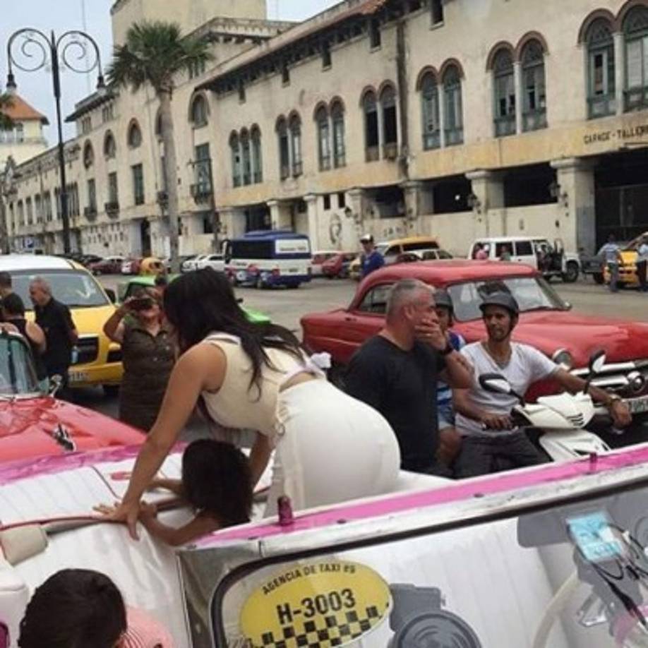 Muchos identificaron a la estrella estadounidense tras su visita a la isla.