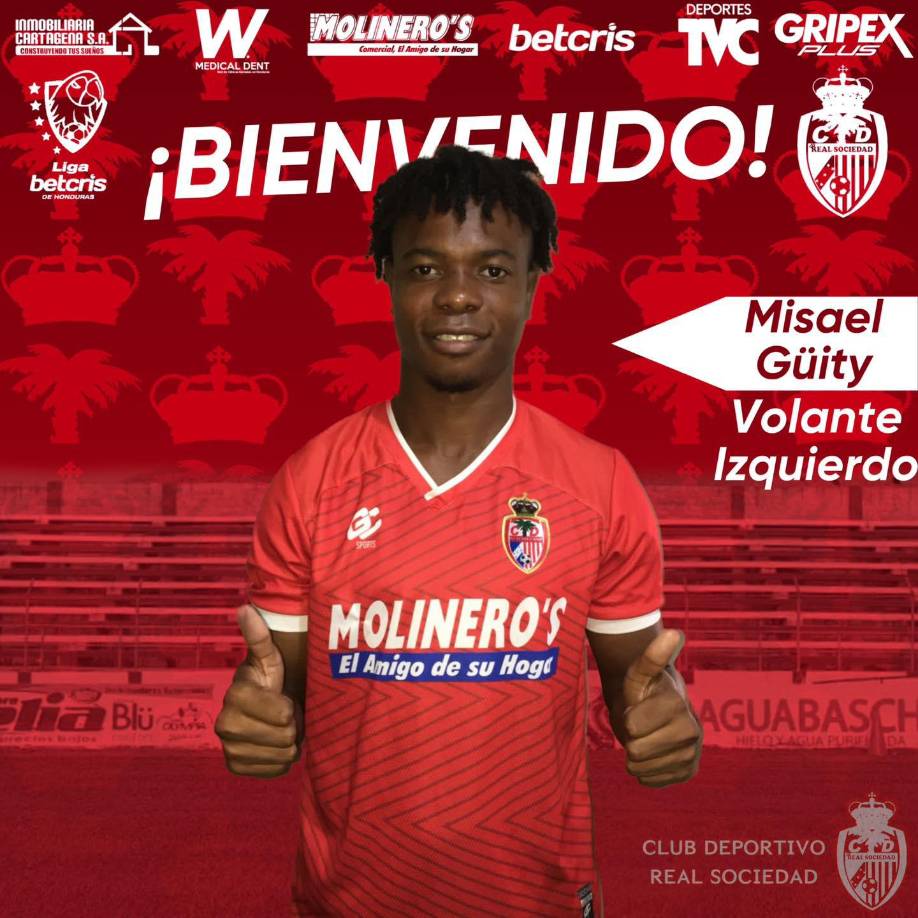 La Real Sociedad anunció el fichaje de Henry <i>Misael Guity.</i>