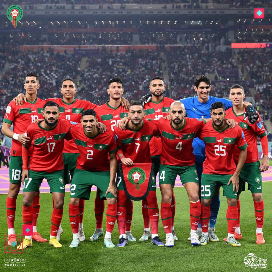 Marruecos: Fue la gran sorpresa en el Mundial de Qatar al llegar hasta la instancia de semifinales. En el ranking FIFA se ubican en el puesto 11.