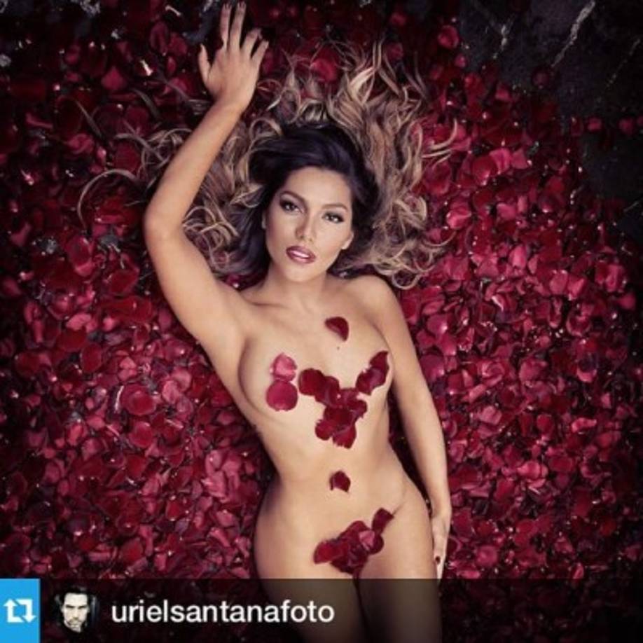 Frida Sofía en una foto para Playboy.