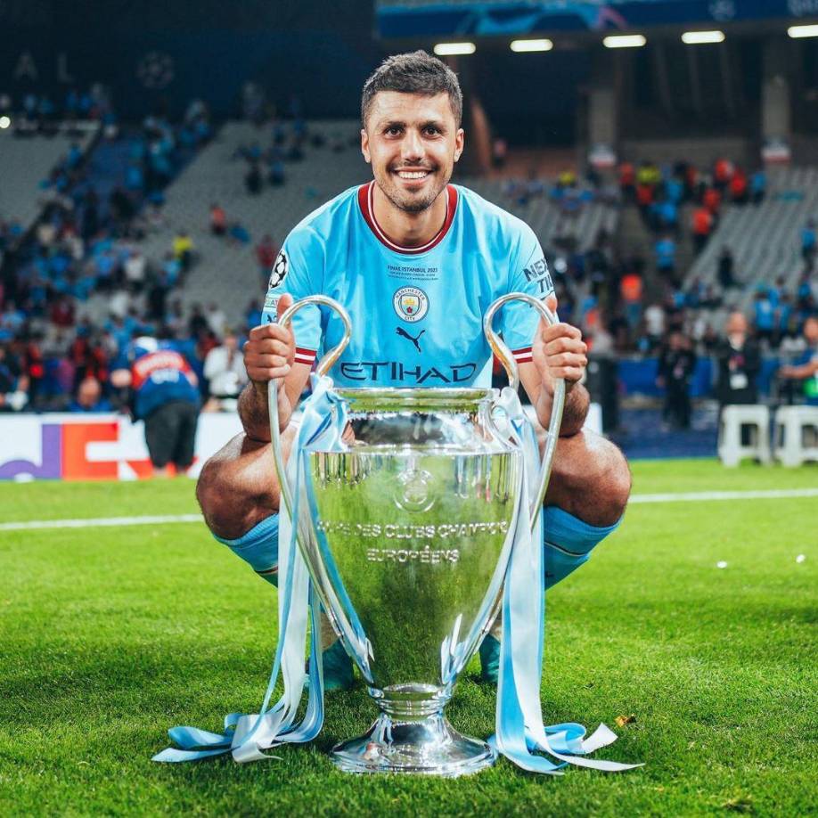 5. El español Rodri Hernández, campeón con el Manchester City se metió en el Top 5 con 110 puntos.