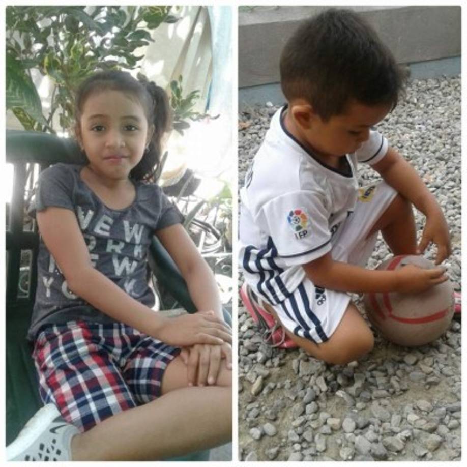 Katherine Mancía quiere ser doctora y su hermano Jefri quiere ser futbolista.