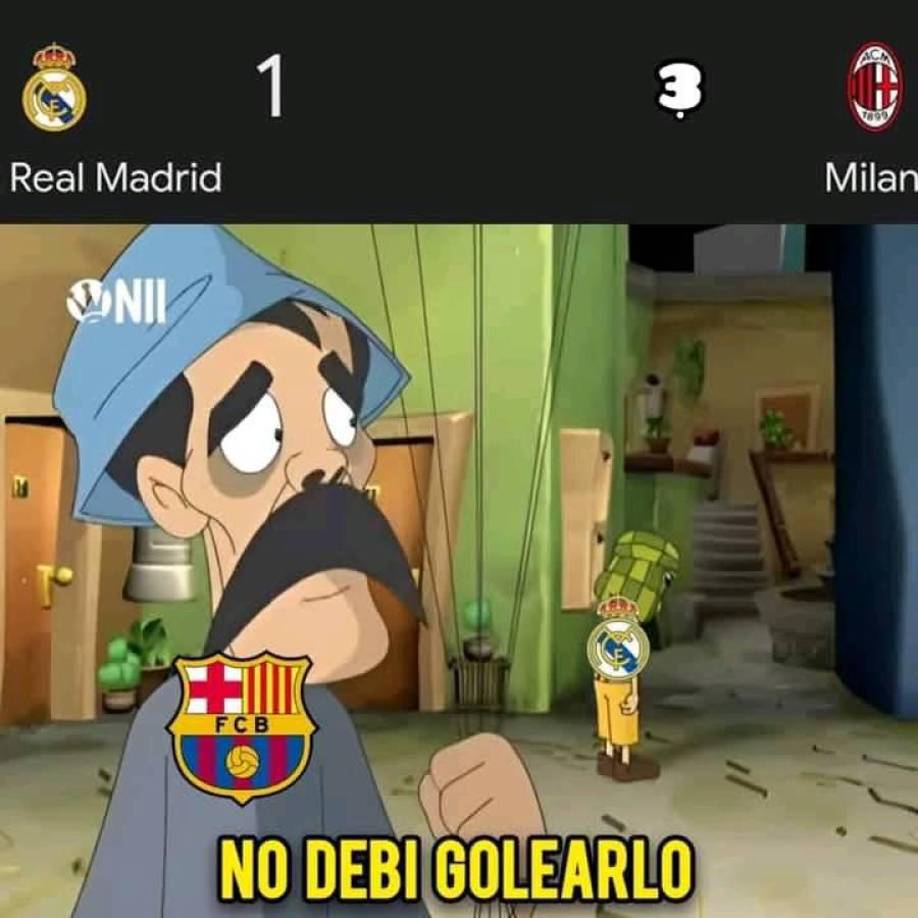 Mbappé, víctima: Memes destrozan al Real Madrid tras derrota ante Milan