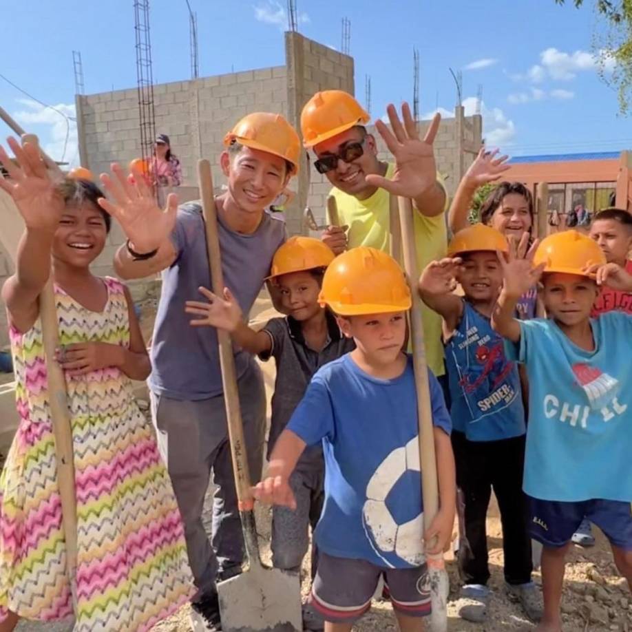 Shin Fujiyama construyeron una escuela en la aldea Buen Samaritano del municipio de La Lima, Cortés.