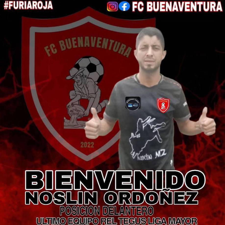 El club de El Pedernal le dio la bienvenida a Noslin Ordóñez, quien llegó procedente de la Liga Mayor de Tegucigalpa.