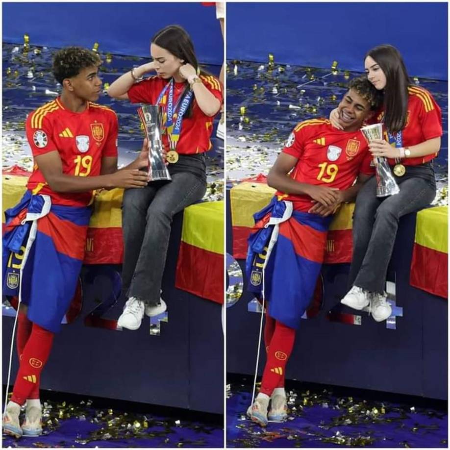 El galardonado con el premio al mejor jugador joven de la Eurocopa se ha escapado a un paradisíaco destino con su bella novia.