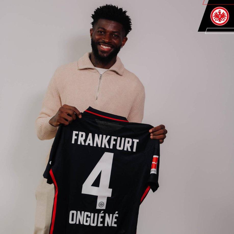 El Eintracht Frankfurt de Alemania ha fichado al central camerunés Jérôme Onguéné. Llegará libre el próximo 1 de julio y firma hasta junio de 2027.