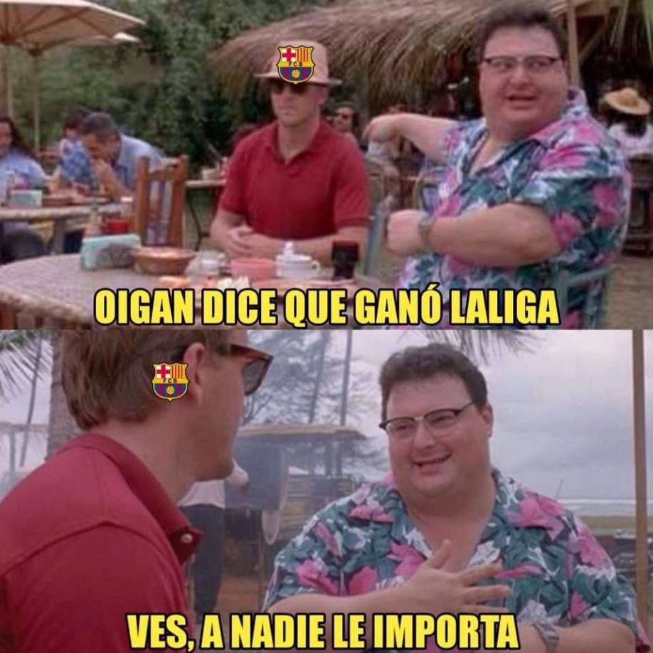 Barcelona campeón: Real Madrid es víctima de los jocosos memes