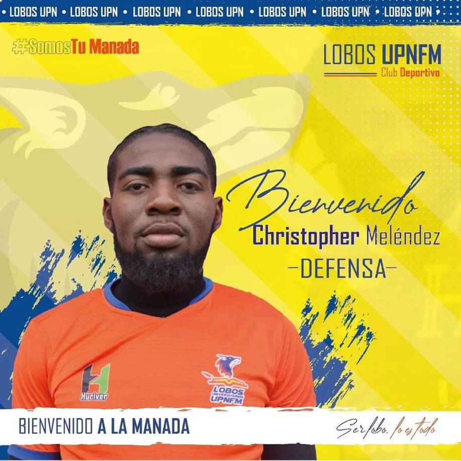 El Motagua también dio de baja a Cristopher Meléndez. El defensa se va cedido a préstamo con los Lobos de la UPN, que ya lo anunciaron como su refuerzo.