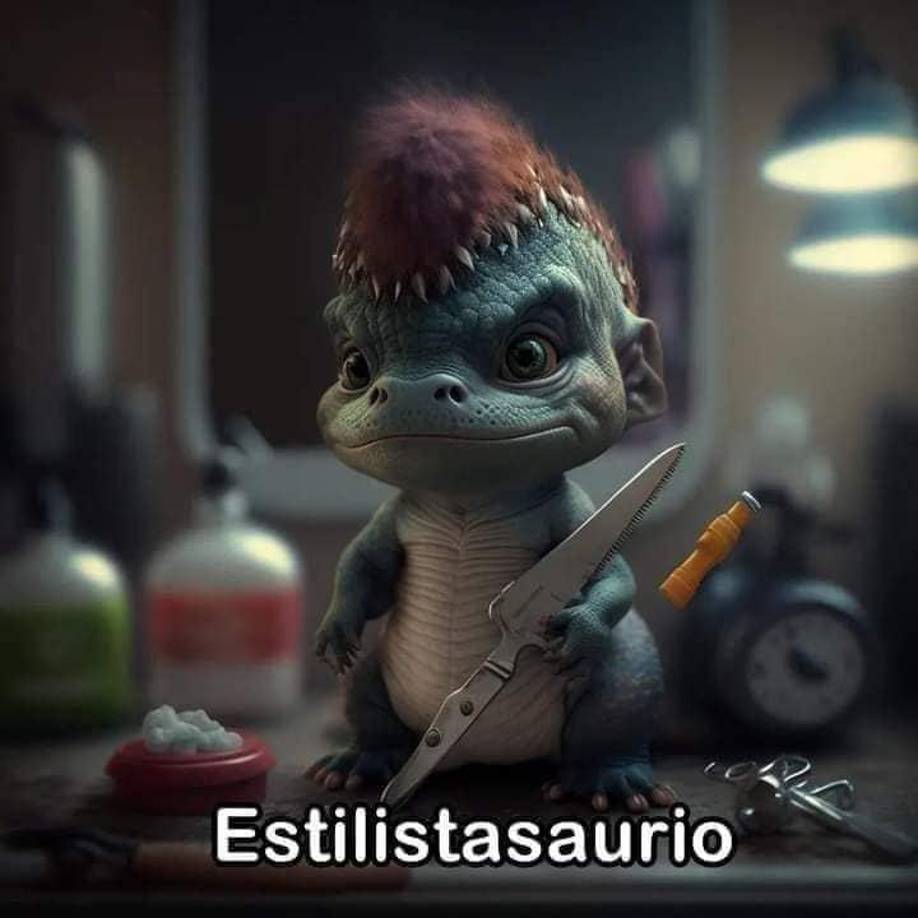 Actualmente, @the_ai_dreams ha dejado de compartir dinosaurios caracterizados de profesiones, pero ha comenzado a difundir ilustraciones de estas criaturas vestidas con ropa típica de diferentes países. 