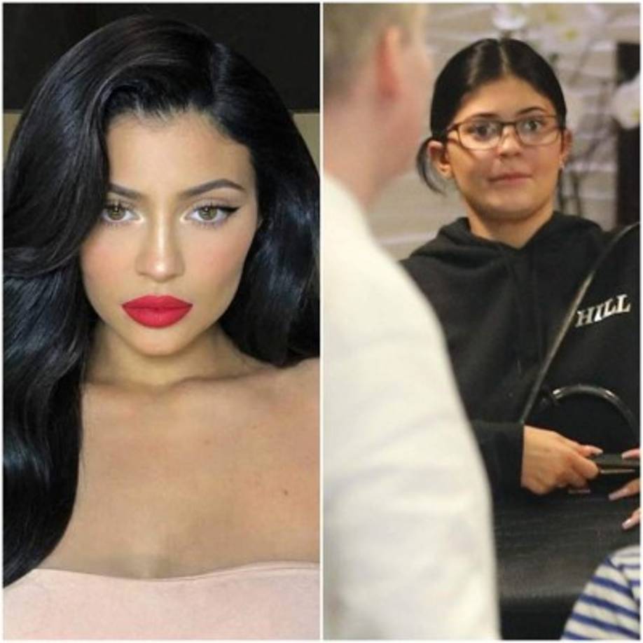 Pero esta no es la primera vez que Kylie sorprende al ser captada sin todos los artilugios que la han convertido en un sex symbol en las redes sociales. <a href=' https://www.laprensa.hn/fotogalerias/farandula/1297133-411/kylie-jenner-sin-maquillaje-ni-infiltraciones-labios-antes-despues?i=1' style='color:red;text-decoration:underline' target='_blank'> En 2019 Jenner se dejó ver sin los rellenos en los labios y usando lentes.</a>