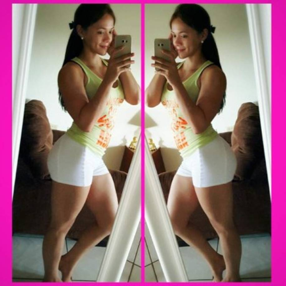 Isabel dice que trabaja todo el cuerpo por igual para que se me vea uniforme.