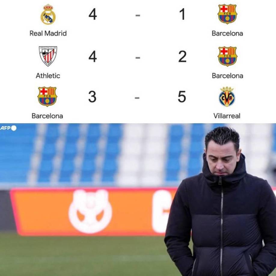 Destrozan a Xavi: Barcelona, víctima de crueles memes tras caer ante Villarreal
