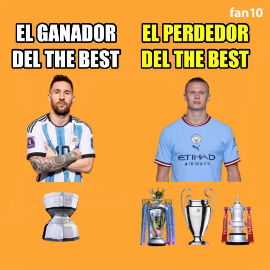 Messi fue protagonista: Los jocosos memes que dejó el premio The Best