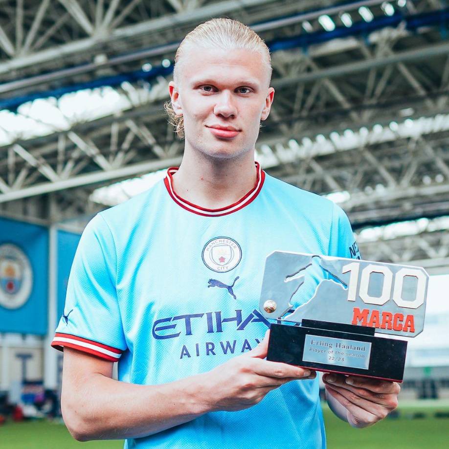 Haaland explicó que el motivo de taparse la boca con cinta adhesiva es aprovechar el máximo la respiración a través de los orificios nasales