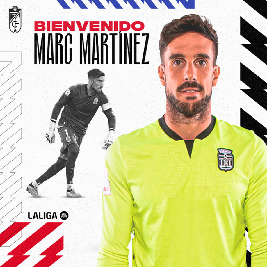 El portero Marc Martínez, el héroe del último ascenso del Fútbol Club Cartagena, abandonó la plantilla del cuadro blanquinegro y se unirá al Granada.