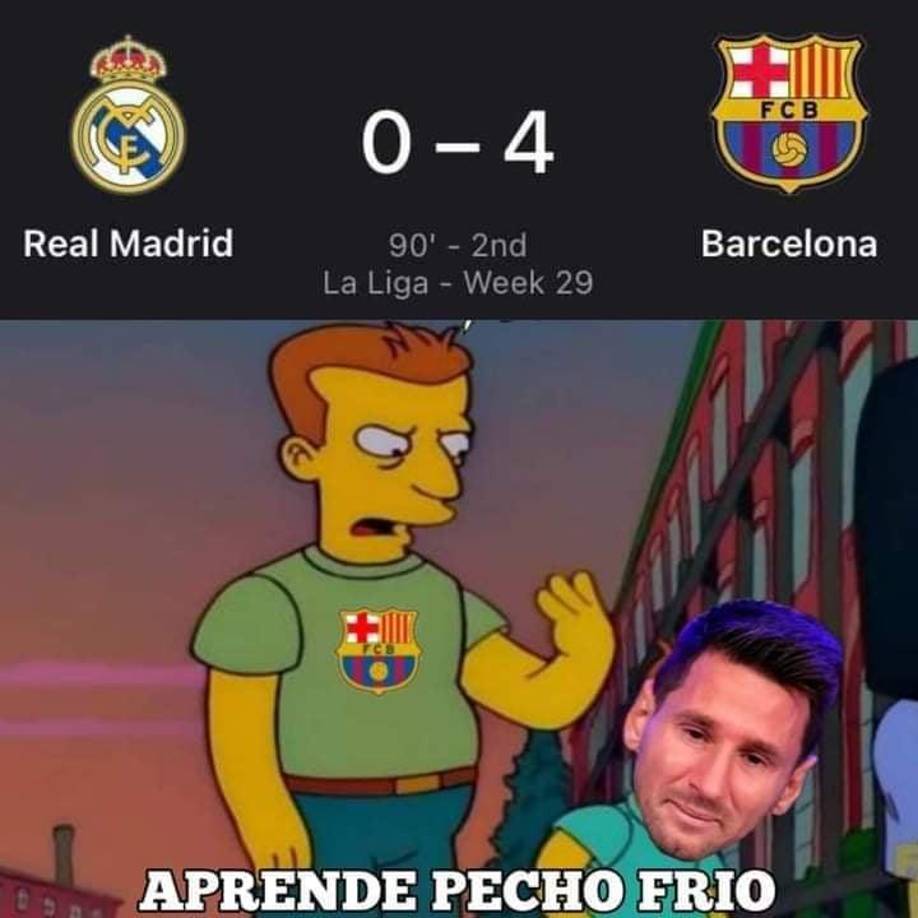 Siguen las burlas: Los otros memes que no se han visto tras el Real Madrid - Barcelona