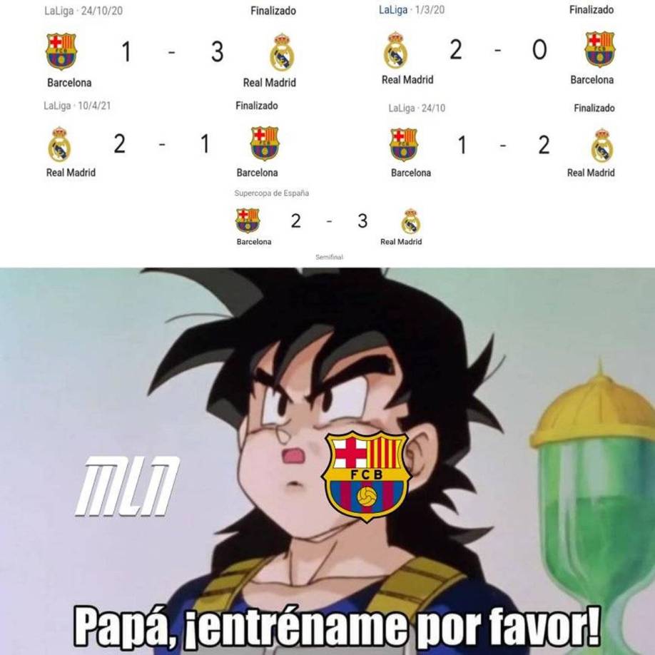 Los memes se burlan del Barcelona tras perder ante Real Madrid en Supercopa de España