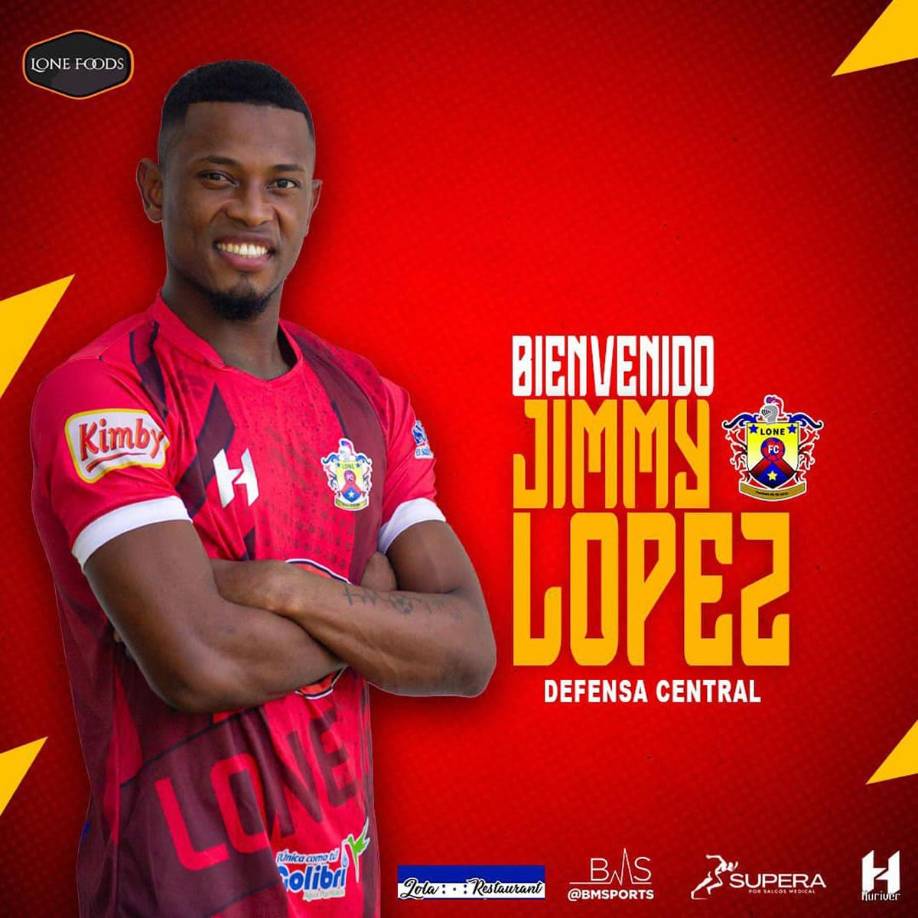 El Lone FC también anunció el fichaje del defensa central Jimmy López, quien llega procedente del Juticalpa FC.
