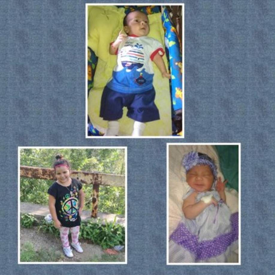 <br/>Katherin Recarte<br/>Feliz D♂a del niño a mi pequeño príncipe, y a mis hermosas sobrinas, las princesas de la casa. Le doy gracias a Dios por haberme dado la dicha de ser madre de este hermoso hombrecito.. Te amo hijo, eres mi mayor bendición ... A mi gorda que la quiero más que una sobrina.