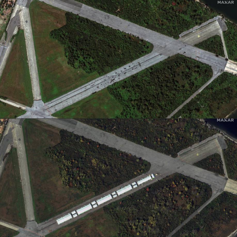 Actualmente, cerca de 65.000 personas siguen alojadas en más de 210 centros de acogida como hoteles y gimnasios, y en “centros humanitarios” como la vieja base aérea. 