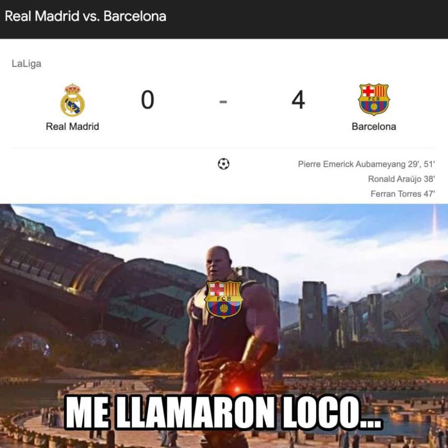Siguen las burlas: Los otros memes que no se han visto tras el Real Madrid - Barcelona