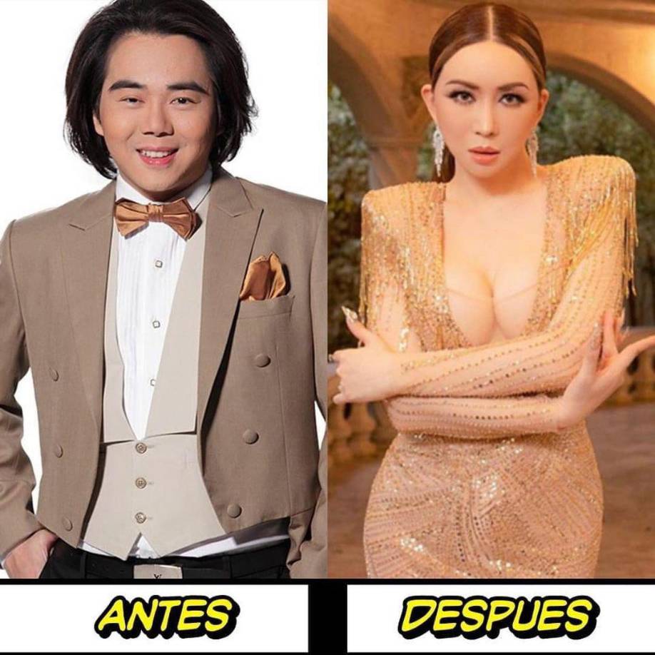 En la imagen que se conoció se ve a Andrew cuando estaba muy joven y con un vestido beige con corbatín marrón. 