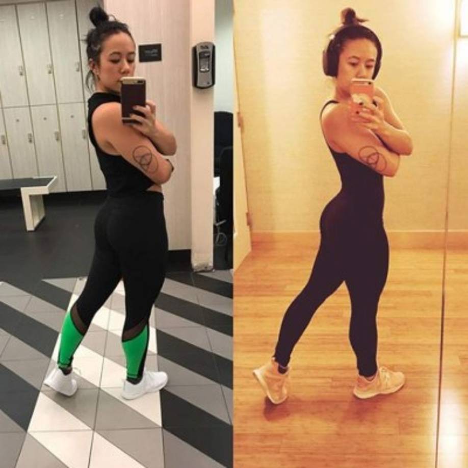 Gina Florio logró una mejor silueta gracias a su reto acompañado de una buena alimentación y, sobre todo, de constancia.