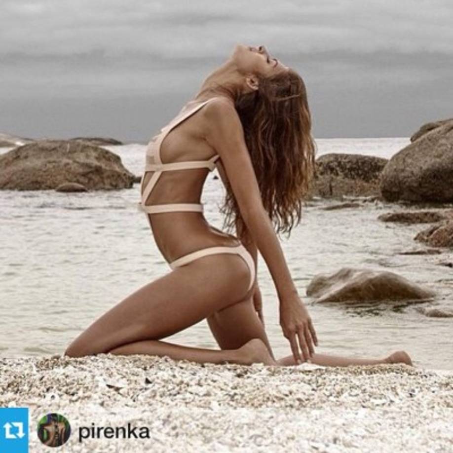 La modelo y fotógrada de origen eslovaco posee una figura espectacular.