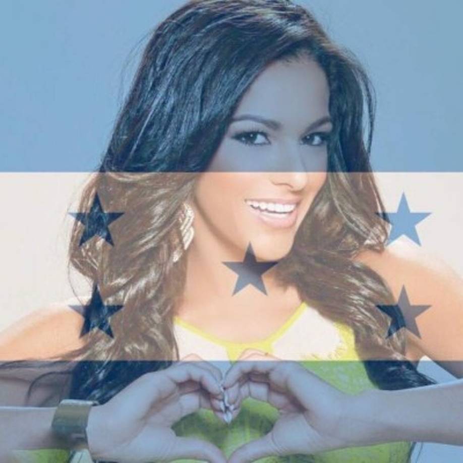 La joven de 30 años, que siempre destaca a Honduras en sus redes sociales, está más bella.