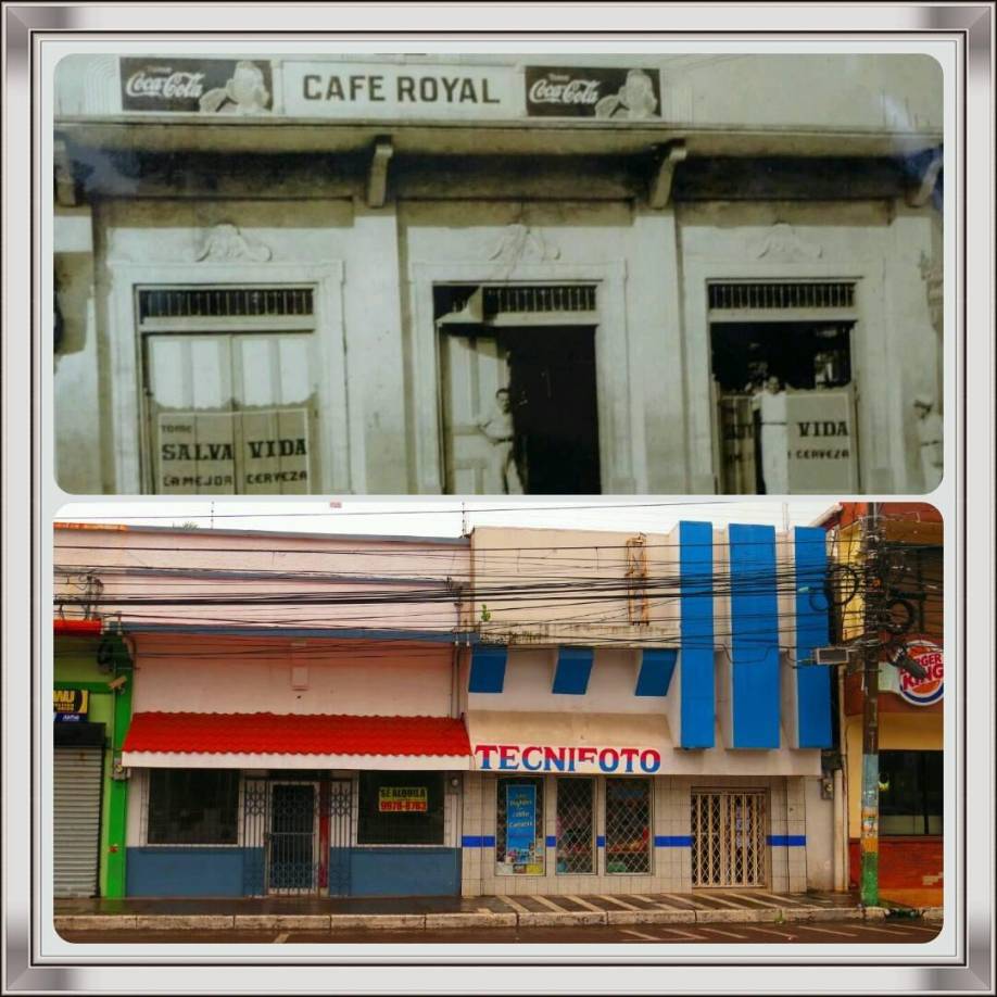 Negocios en la avenida San Isidro. 