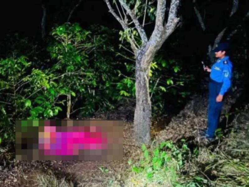 Imagen de la escena del crimen.