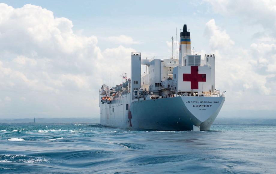 Buque hospital de EEUU pospone arribo a Honduras debido al huracán Lisa