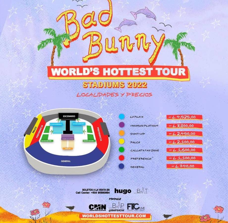 El fin de semana se anunciaron los precios de las diferentes localidades.