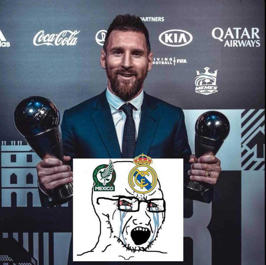 Messi fue protagonista: Los jocosos memes que dejó el premio The Best