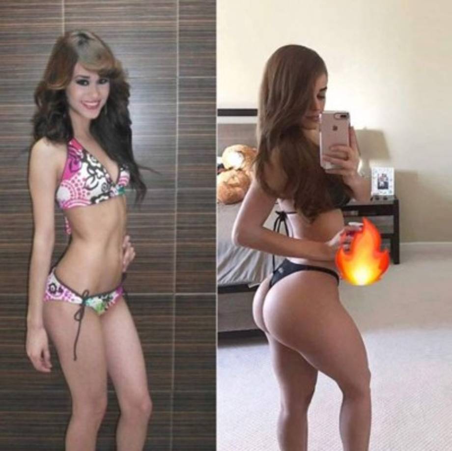 En esta foto, Yanet mostró la diferencia de su cuerpo, escribiendo. 'Hace 7 años.... Esfuerzo, dedicación y disciplina!!!! Todo logro empieza con la decisión de intentarlo'.