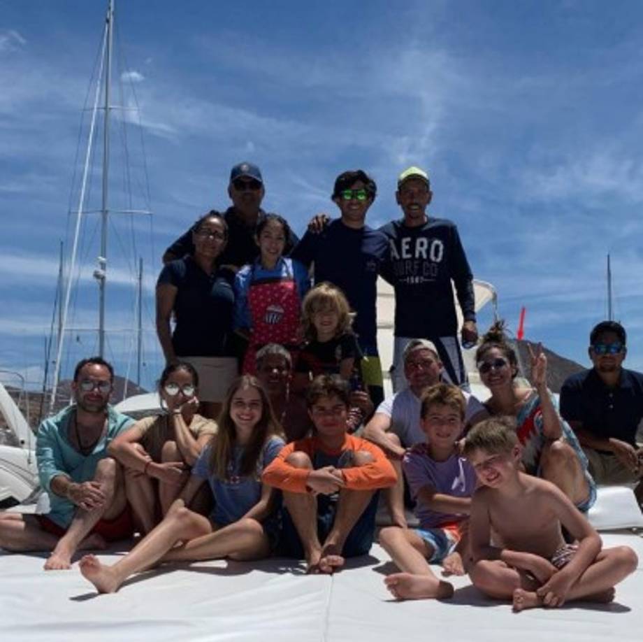 Montijo informó que estaba disfrutando del mar en la Isla San Francisco y horas después estaba en la Isla San José.