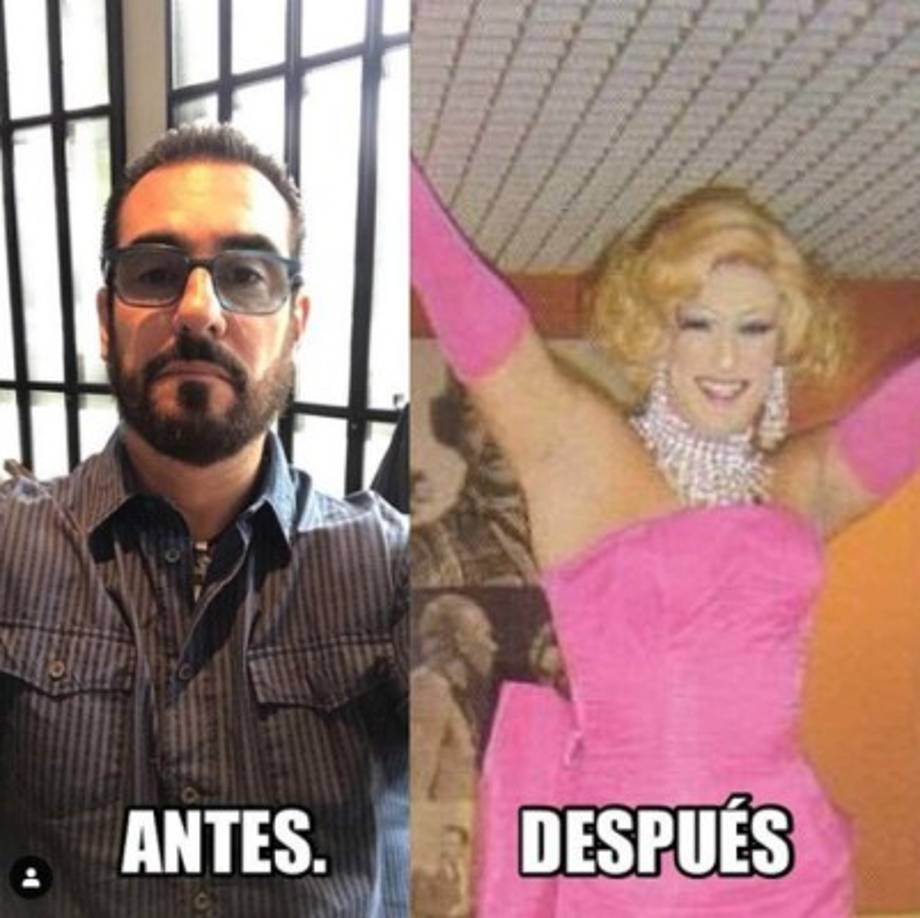 Esta no es la primera vez que Varoni publica fotos así en su Instagram, anteriormente también lo había hecho.