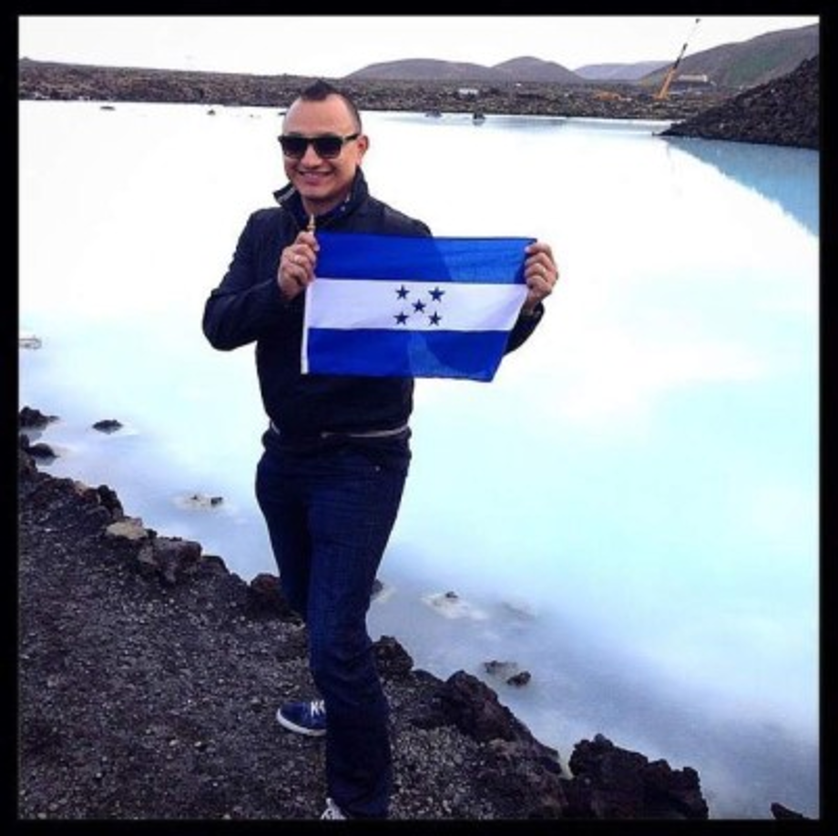 En la Laguna Azul, Islandia.