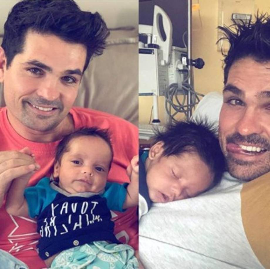 Por medio de sus redes sociales, el mexicano compartió los momentos únicos y felices que vivía junto a sus pequeños.