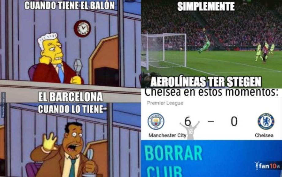 Los mejores memes del día, con el Barcelona como protagonista, así como la goleada del Manchester City al Chelsea.