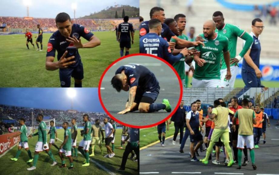 Las imágenes que dejó la victoria del Motagua sobre el Marathón en la ida de las semifinales del Torneo Clausura 2019 de la Liga Nacional de Honduras.